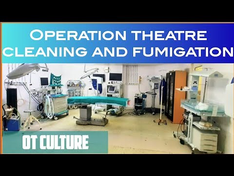 Operation theatre cleaning, #fumigation and ot #culture