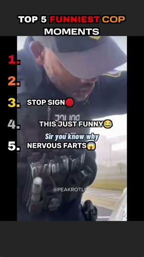 TOP 5 FUNNIEST COP MOMENTS