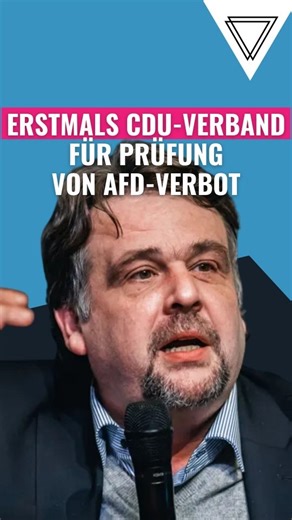 Volksverpetzer on Instagram: "In der CDU sprechen sich immer mehr Politiker für die Prüfung eines AfD-Verbots aus. Der Vorsitzende des einflussreichen Arbeitnehmerflügels CDA machte sich nun für eine solche Prüfung durch das Bundesverfassungsgericht stark. Auch NRW Ministerpräsident Wüst (CDU) zeigt sich grundsätzlich offen für die Prüfung eines AfD Verbots: "Wenn die Voraussetzungen für ein AfD-Verbot da sind, bin ich dafür. Dann müssen wir sogar die AfD verbieten." Er möchte aber nicht vorschn