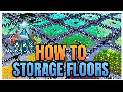 Easy Dedicated Storage Floors Better Than ALPHAS!, Storage Guide | Ark Survival Ascended, ASA