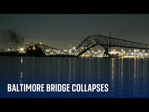 Bridge collapses in Baltimore - mass casualty event declared