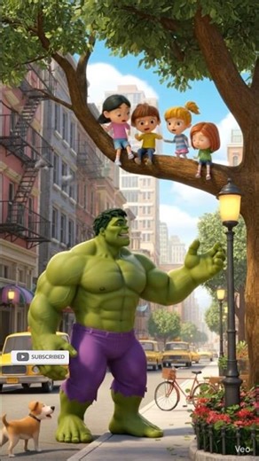 Hulk Saves the Day: Learning to Stay Calm and Be a Hero #hulk #storytelling #moralstories #kidstory