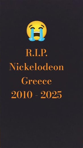 R.I.P. Nickelodeon Greece 2010 - 2025 😭😭😭😭 #nickelodeon #rip #sad #shorts #greece #tv #endofanera
