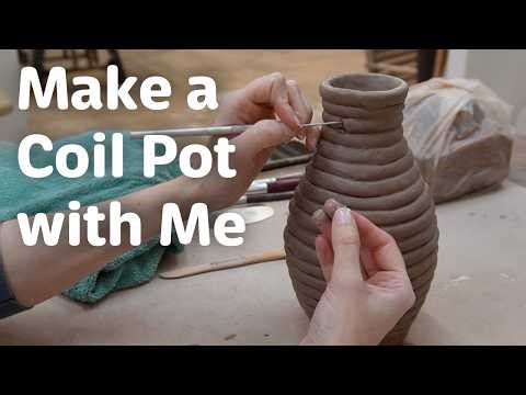 Hand Build Your First Coil Pot | Make a Long | How to Handbuild