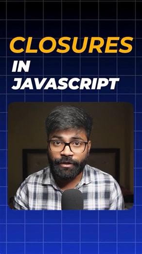 Lovekesh Pal on Instagram: "✅ Closures in JavaScript 🔥 #javascript #javascript30 #javascriptengineer #javascriptdevelopers #javascripttutorial #javascriptlearning #javascriptframework"