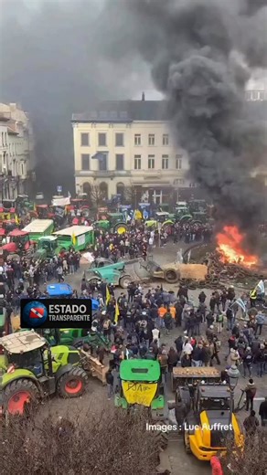 Estado Transparente on Instagram: "Milhares de produtores rurais de diferentes países da União Europeia protestaram nesta quinta-feira (18) , em Bruxelas, na Bélgica, contra o acordo de livre-comércio entre a UE e o Mercosul, que reúne Brasil, Argentina, Uruguai, Paraguai e Bolívia. A manifestação ocorreu no mesmo dia em que os líderes dos 27 países do bloco se encontravam para discutir os rumos do tratado, negociado há cerca de 25 anos e que prevê a redução gradual da maioria das tarifas alfand