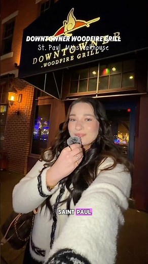 Dinner at Downtowner Woodfire grill in St. Paul MN! #dayinmylifevlog