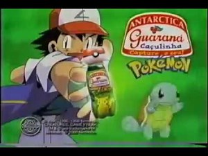 Comercial Guaraná Antarctica Caçulinha - Pokémon - ano 2000