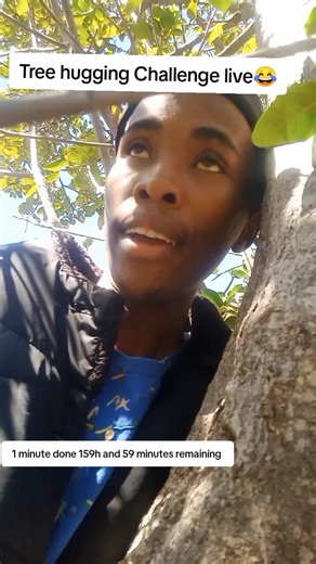 Tree Hugging Challenge: 1 Minute Completed!