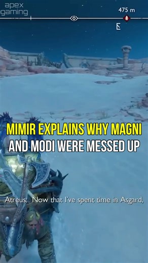 Mimir explains why Magni and Modi were messed up 😮 #GodOfWarRagnarok | Apex Gaming