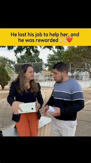 849K views · 26K reactions | He lost his job to help her, and he was rewarded ❤️ | Family Tips | Facebook