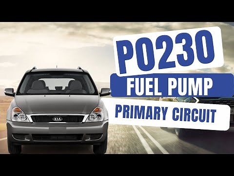 Test & Fix P0230 Fuel Pump Primary Circuit | KIA Carnival VQ 2006-14 | 2.7 V6