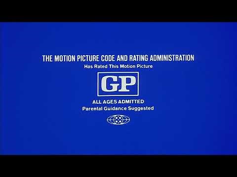 MPAA Rating Card (GP, 1971)