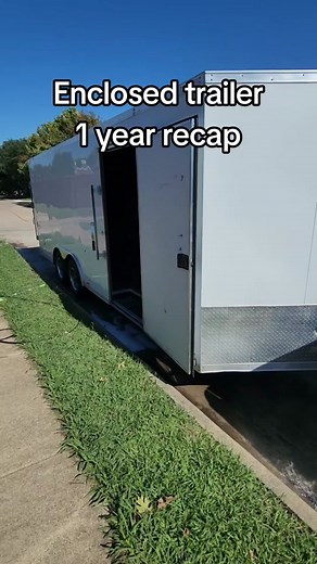 Love my 1st enclosed trailer! #trailerrental #entrepreneur #workfromhome #50dollarclub #beyourownboss