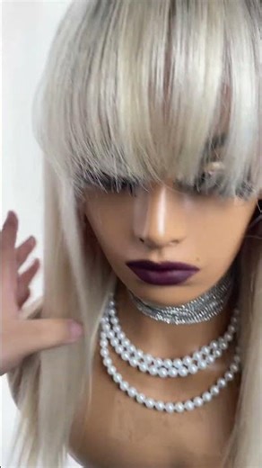 #wearandgowigs 100% European ash blonde human hair pre cut HD lace top Jewish kosher wig for woman