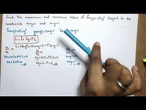 Lagrange Multiplier-Two Constraint|Mod3 GAMAT101 Group A Mathematics for Information Science|Part 4