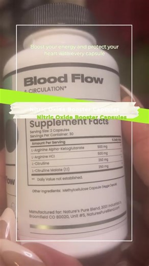 Supporting healthy circulation is part of my daily wellness routine. This Nitric Oxide Flow supplement is designed to help support blood flow and overall cardiovascular wellness when used as directed. I love keeping my routine simple and consistent while honoring my body and health journey. 🌿✨ #wellnessroutine #circulationsupport #hearthealthsupport #dailywellness #supplementroutine 🛒 Tap the product card right here in the video to learn more. If you’ve been focusing on circulation and heart-h
