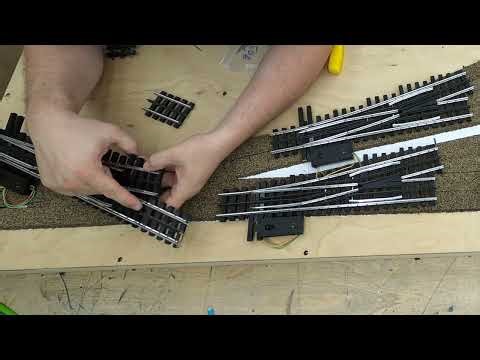 Laying O scale track
