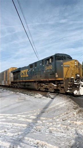 CSX I018 UPS Trailer Intermodal Train from Lodi, Ohio 12/16/2025 #csx #train #railroad #shorts #csxt