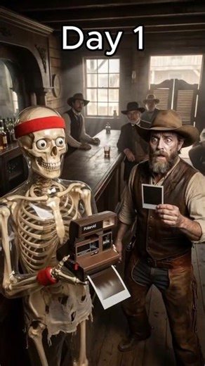 Polaroid Camera in the Wild West 💀👀📸