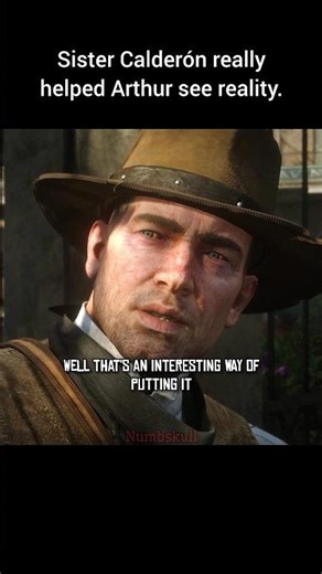 Sister Calderón helped him see the reality ❤️ #rdr2 #arthurmorgan #life #wisdom #quotes #fypシ