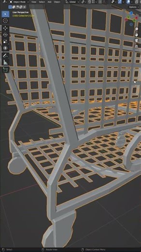 [Shopping Cart] Blender Low Poly Modeling Day 134/365