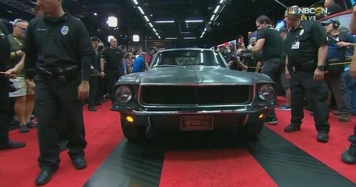 "Bullitt" Mustang auctioned for $3.74 million