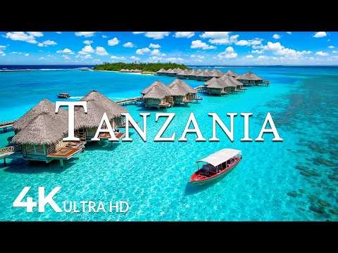FLYING OVER TANZANIA (4K UHD) – Soothing Music Along With Beautiful Nature Video - 4K Video ULTRA HD