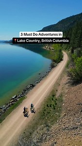 Looking for your next Okanagan adventure? 🚲🛶🥾 We just spent two days exploring the laid-back beauty of Lake Country, BC with @tourismkelowna This area of the Okanagan provides stunning views in every direction, multiple lakes, rolling mountains and the best small-town vibe. Here are 3 must do adventures to experience the best of @lakecountrybc 👇 🚴‍♀️ Bike the Okanagan Rail Trail - This 52 km trail connects Kelowna and Vernon. We biked the sections around Wood Lake and Kalamalka Lake with be