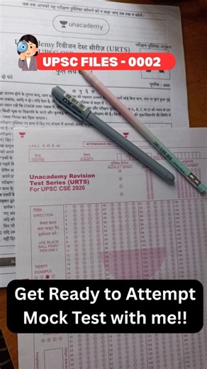 Attempting UPSC CSAT Mock Test for Prelims 2026 | UPSC Files#upsctestseries #upsc #upscfiles