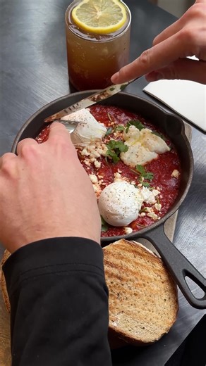 Meet our Shakshuka, one of our best sellers. Never disappointing, always happiness ❤️ #Locals #Shakshuka