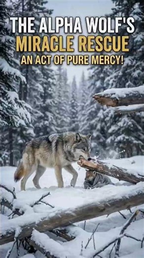 The Alpha's Heart: How a Wild Wolf Saved a Trapped Cub#shorts ​#shortvideo #WildShorts #fypシ゚viral