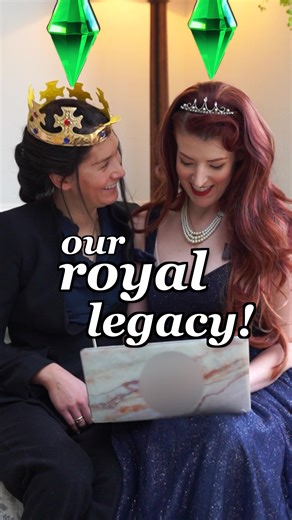 AD• Rise to Royalty! Formalwear only semi optional… 👑 Normally I’m a solo @TheSims player but the new expansion pack ‘#TheSims4: Royalty & Legacy’ has managed to capture Claud’s imagination too and now we’re building our regal dynasty together. I love the drama and intrigue already built into in this new pack - there are so many secrets and scandals to uncover! - along with truly stunning new items to create the perfect palace, but as a legacy player, I am fully invested in making complex famil