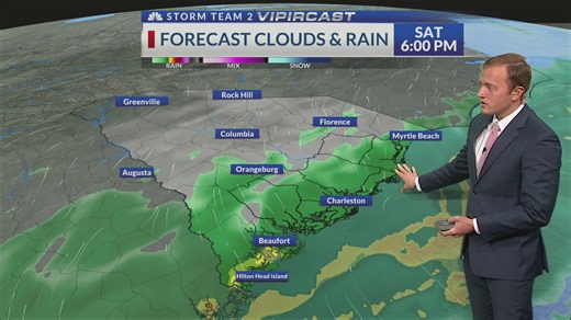 Charleston weather: Rain expected Friday and Saturday