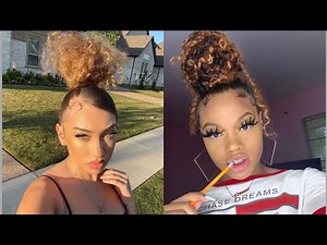 🤎BROWN SKIN GIRLS BEAUTIFUL HAIRSTYLES🤎