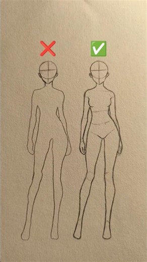 How to draw gilr body #drawing #howtodraw #sketch #tutorial #body