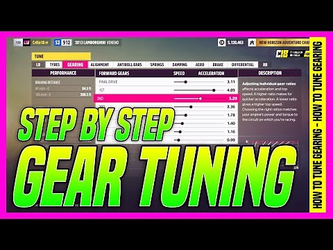 How to Tune Gearing in Forza Horizon 5 - Gear Tuning Tutorial FH5