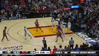 The HEAT scored 45PTS in the 4th quarter, marking the second-highest 4th quarter score in franchise history.