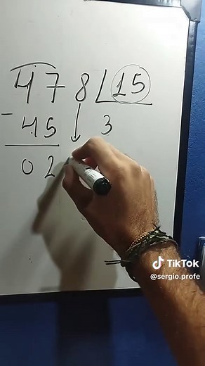 División por dos cifras #division #divisionpordoscifras #matematicatiktok #matematicas #sergioprofe