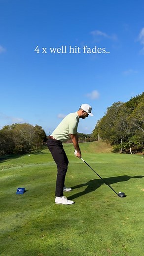 Recently trialling a few more pull fades Team draw or team fade? #golfswing | efficient.golf