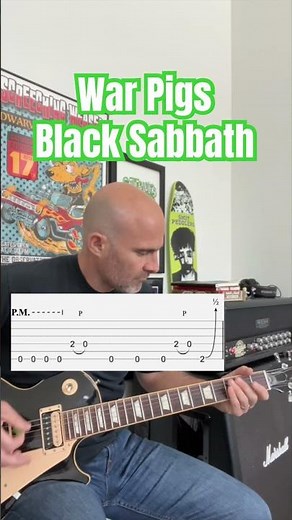 War Pigs Black Sabbath Guitar Lesson + Tutorial #blacksabbath #tonyiommi #guitar #lesson #ozzy