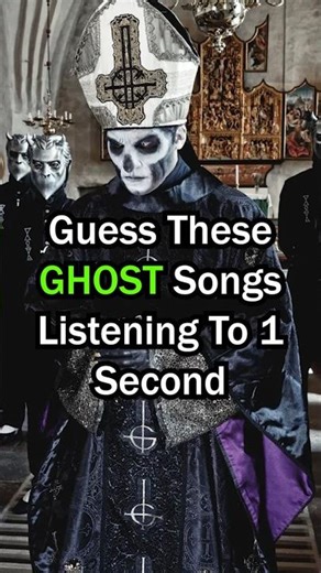 Guess These Ghost Songs Listening To 1 Second #shorts #tobiasforge #ghost