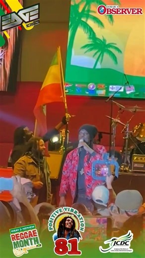 Reggae Artist Richie Spice performances at the Bob Marley's 81 Tributes Concert Kingston Jamaica