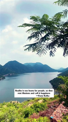 Reality is often disappointment . That’s why we create illusions.
