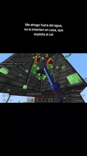 Por conseguir slime me exploto el celular #minecraft