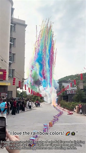 Colorful Fireworks Show Lights Up Sky! 🎆🌈