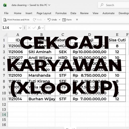 How to Quickly Check Employee Salaries with XLOOKUP (No Hassle!)