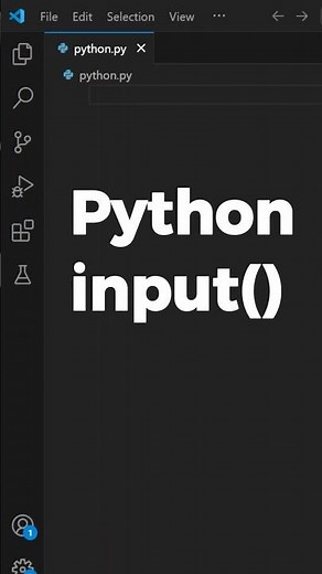 Python input() #python #learnpython #coding