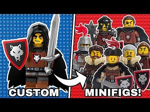 cool ways to customise YOUR LEGO wolfpack minifigures!