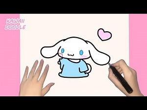🌸HOW TO DRAW CUTE CINNAMOROLL ☁️ ~ STEP BY STEP ~ KAWAII DOODLE